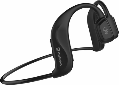 Swissten Bone Conduction bluetooth oordopjes - Zwart