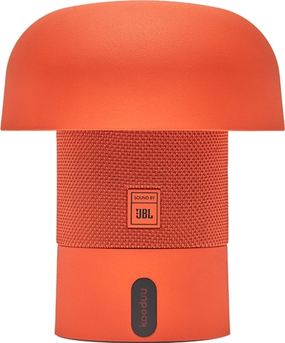 Kooduu Sensa PLAY Mini - Bluetooth Speaker met SOUND BY JBL - Dimbare LED-lamp - Oplaadbare batterij - Nachtlamp - Dimbaar - 16cm hoog - kleur Orange