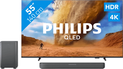 Philips 55" PUS7800 QLED 4K (2025) + Philips TAB5309