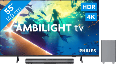 Philips Ambilight 55" PUS8000 4K (2025) + Philips TAB6100
