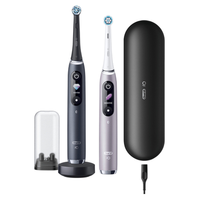 Oral-B iO Special Edition - 9 - Roze en Zwart Elektrische Tandenborstel,Duopack