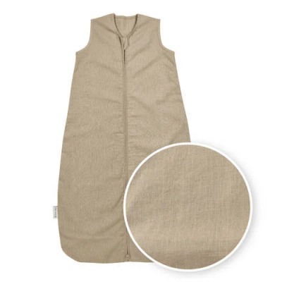 Meyco linnen baby slaapzak Studio Collection Taupe