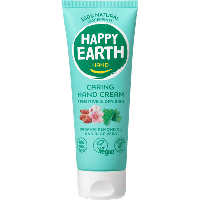 Happy Earth 100% Natural Caring Handcrème 75 ML