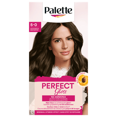 Poly Palette Perfecte Gloss Haarverf 5-0 Middenbruin