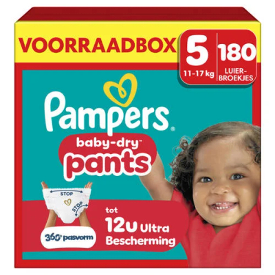Pampers Baby Dry Pants  luierbroekjes maat 5 - 180 stuks