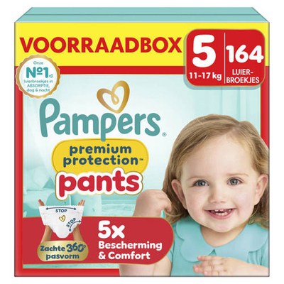 Pampers Premium Protection Pants  luierbroekjes maat 5 - 164 stuks