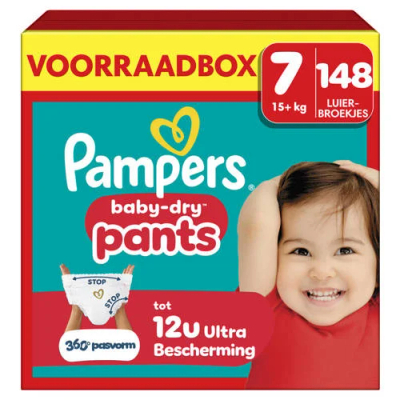 Pampers Baby Dry Pants  luierbroekjes maat 7 - 148 stuks