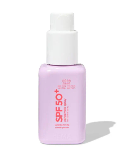 HEMA mini zonnespray gevoelige huid SPF 50+ 100ml