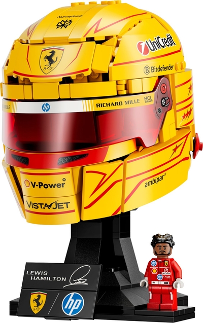 LEGO Scuderia Ferrari HP helm van Lewis Hamilton