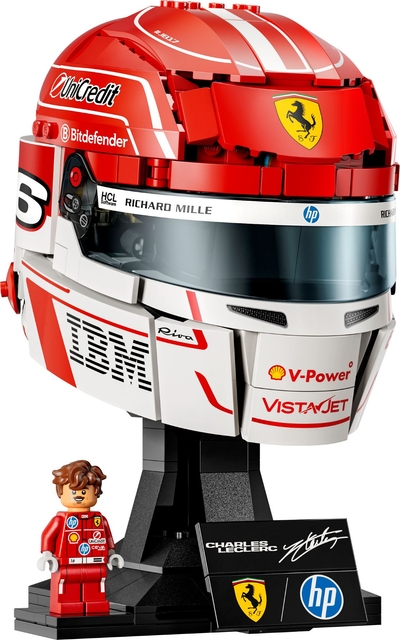 LEGO Scuderia Ferrari HP helm van Charles Leclerc