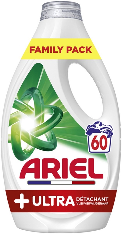 Ariel Vloeibaar & Ultra wasmiddel  - 60 wasbeurten