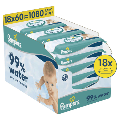Pampers billendoekjes - 1080 stuks