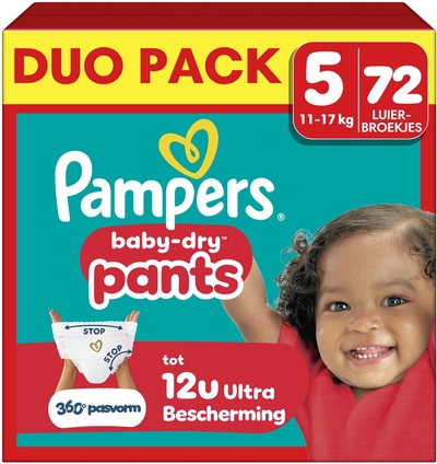 Pampers Baby Dry Pants  luierbroekjes maat 5 - 72 stuks