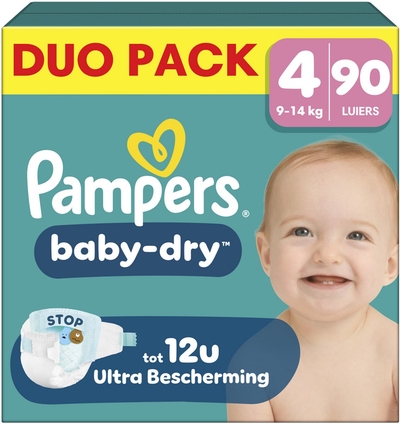 Pampers Baby Dry  luiers maat 4 - 90 stuks