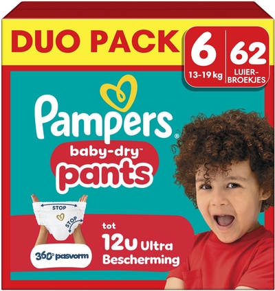 Pampers Baby Dry Pants  luierbroekjes maat 6 - 62 stuks