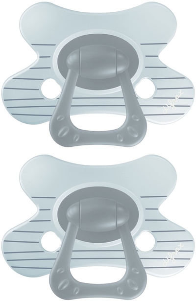 Difrax Natural Fopspeen - 18+ Maanden - Blauw - 2 Stuks