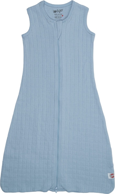 Lodger Hopper - Hydrofiele Slaapzak Baby - Blauw - 0.3 TOG - 98cm - Biologisch Katoen - Zomerslaapzak & Babyslaapzak