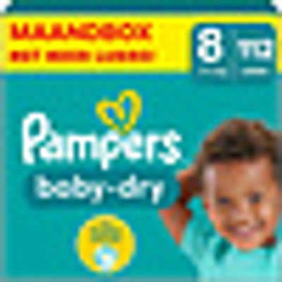 Pampers Baby Dry  luiers maat 8 - 112 stuks