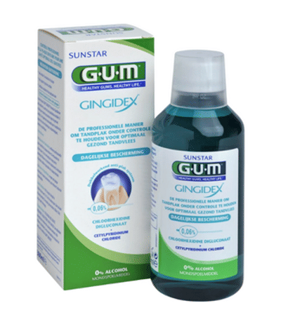 GUM Gingidex 0,06% Chloorhexidine Mondspoelmiddel - 300 ml