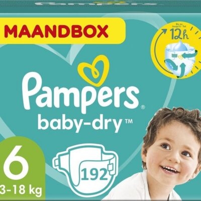 Pampers Baby Dry  luiers maat 6 - 192 stuks