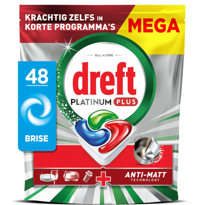 Dreft Plus vaatwastabletten  - 48 wasbeurten