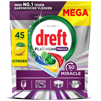 Dreft  vaatwastabletten  - 180 wasbeurten
