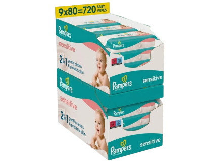Pampers Sensitive billendoekjes - 1440 stuks