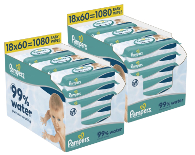 Pampers billendoekjes - 2160 stuks