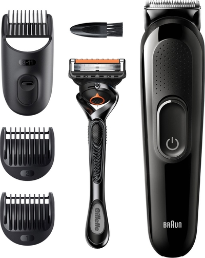 Braun Multigroomer 3 SK3300, 5-in-1 Baardtrimmer Voor Mannen, Haartrimmer, Voor Gezicht, Haar