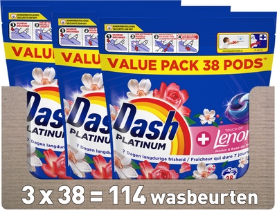 Dash  wascapsules  - 114 wasbeurten