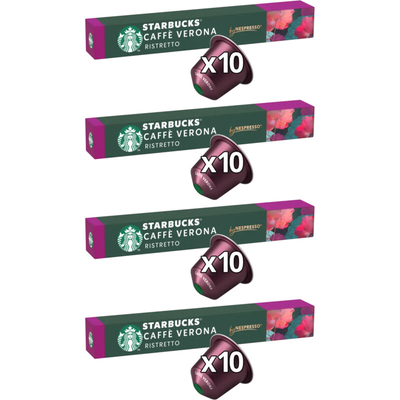Starbucks Nespresso caffe Verona capsules 4-pack Nespresso compatible koffiecups 4 stuks