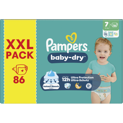 Pampers Baby Dry  luiers maat 7 - 86 stuks