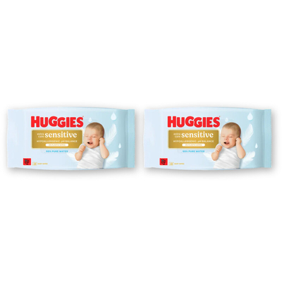 Huggies billendoekjes - 2 stuks
