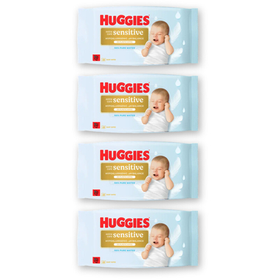 Huggies billendoekjes - 4 stuks