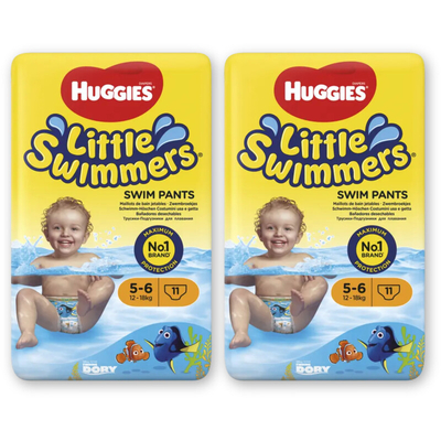 Huggies Little Swimmers  zwemluiers maat 5-6 - 2 stuks