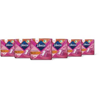 Libresse Ultra regular maandverband 6-pack Maandverband 6 stuks