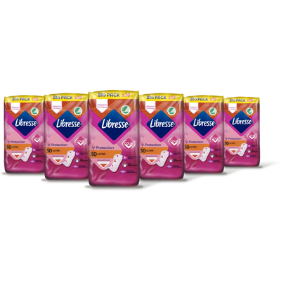 Libresse Ultra regular maandverband bigpack 6pack Maandverband 6 stuks