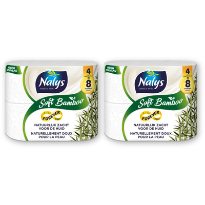 Nalys Soft 3-laags toiletpapier - 2 rollen