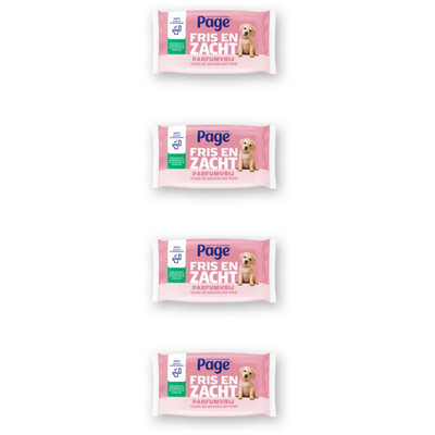 Page Sensitive vochtig toiletpapier - 4 doekjes