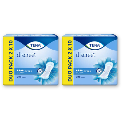 Tena Discreet extra inlegkruisje duo pack 2pk Incontinentiemateriaal 2 stuks