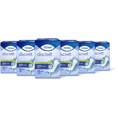 Tena Discreet maxi maandverband 6-pack Incontinentiemateriaal 6 stuks