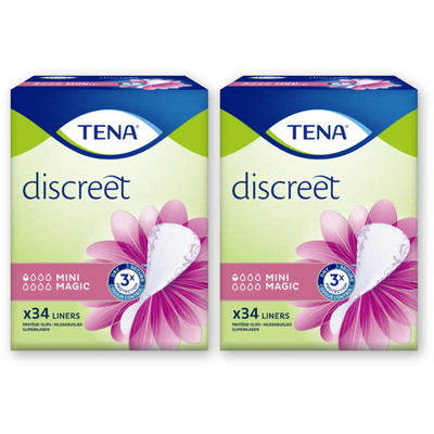 Tena Discreet mini magic inlegkruisjes 2-pack Incontinentiemateriaal 2 stuks