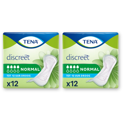 Tena Discreet normal maandverband 2-pack Incontinentiemateriaal 2 stuks