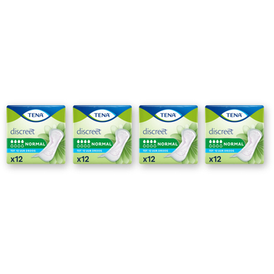 Tena Discreet normal maandverband 4-pack Incontinentiemateriaal 4 stuks