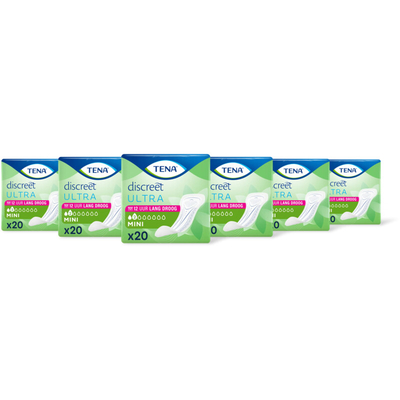 Tena Discreet ultra mini maandverband 6-pack Incontinentiemateriaal 6 stuks