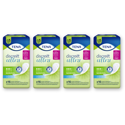 Tena Discreet ultra normal maandverband 4-pck Incontinentiemateriaal 4 stuks