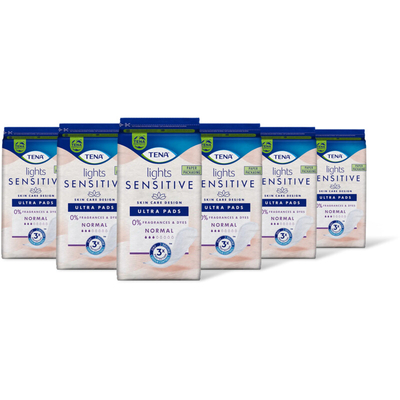 Tena Lights sens normal inlegkruisjes 6-pack Incontinentiemateriaal 6 stuks