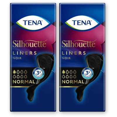 Tena Silhouette noir inlegkruisjes 2-pack Inlegkruisjes 2 stuks