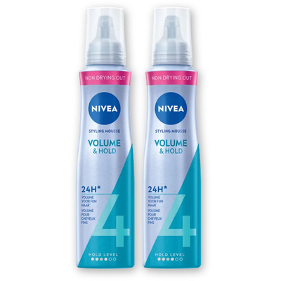 NIVEA Volume care styling mousse 2-pack Haarstyling 2 stuks
