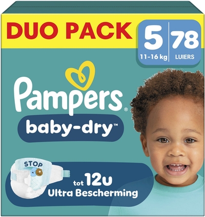 Pampers Baby Dry  luiers maat 5 - 78 stuks